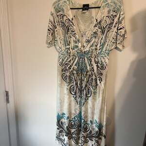 Katydid Y2K Cute Winged Cross Grunge Emo Style dress teal